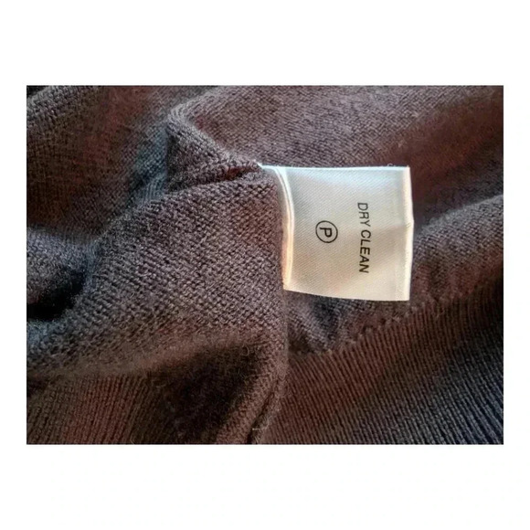 Raffi Linea Uomo Italian Extra Fine Merino Sweater, Dark Brown, XXL - Picture 6 of 10